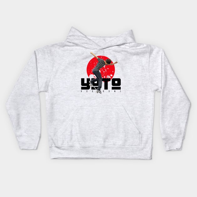 Yuto Horigome Kids Hoodie by Juantamad